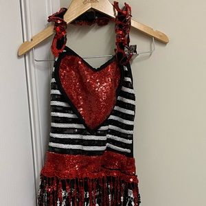 Glamour costumes heart dance costume
